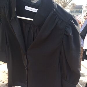 Calvin Klein Jeans Elegant Black Blouse